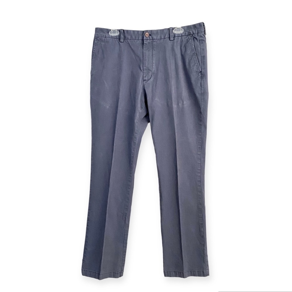 Vineyard Vines Slim Fit Breaker Grey Cotton Pants 35 x 31 Officecore Business
